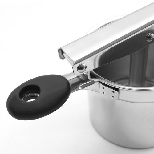 Stainless steel potato masher - steel,