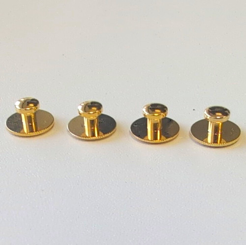 Vintage gold tone shirt studs - vintage,