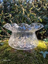 STYLISH ART NOUVEAU GLASS VASE / BOWL, POSSIBLY STUART