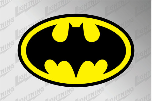 Batman logo vinyl sticker - batman,