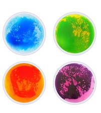 Round liquid gel floor tiles - liquid,
