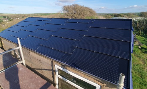 Solex solar roof tiles - roof, w
