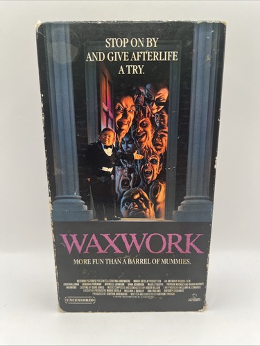Vestron video waxwork - vestron, vhs