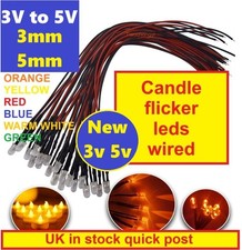 Candle Flicker 3mm 5mm 3V 5V