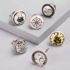 Post Stamp Ceramic Door Knobs