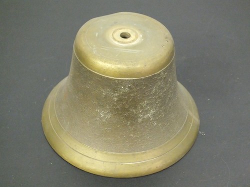 Vintage brass bell school - brass,