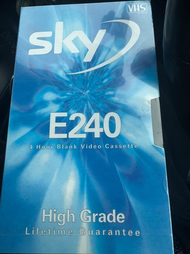 Blank vhs video cassette - x,