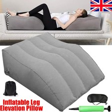 Large Inflatable Elevation Wedge Leg Foot Rest Raiser Support Pillow Cushion UK
