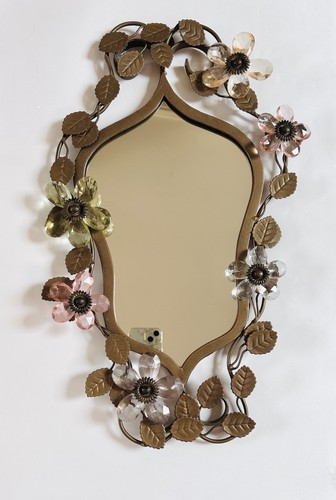 Vintage mirror metal - vintage,