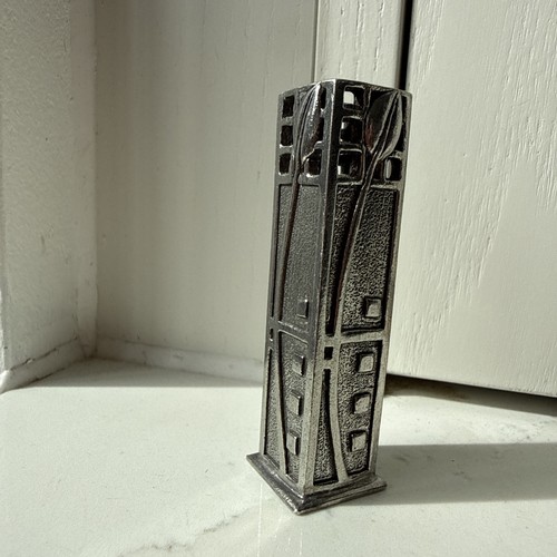 Williams pewter bud vase - a.e.,