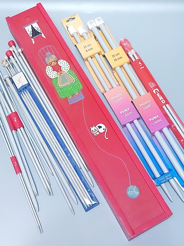 Vintage wooden knitting - wooden, needle