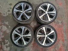 PEUGEOT 308 MK1 2017/2019 ALLOY WHEELS WITH TYERS 225/40/R18 GENUINE 9806253277