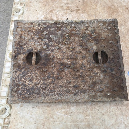 Cast iron manhole cover - cast,