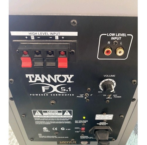 Tannoy 5 1 channel - fx, 5.1