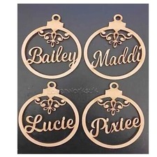 Personalised Baubles -