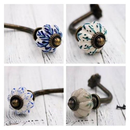 Curtain tie backs - tie, ceramic