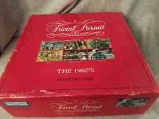 1990 Parker Brothers Trivial Pursuit The 1960's Master Trivia Game No.6010