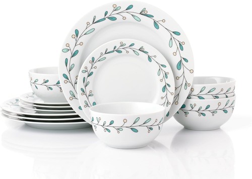 12pc christmas dinner set - dinner,