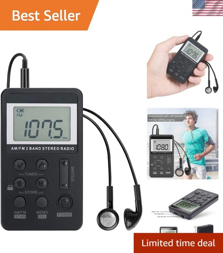 Rechargeable pocket radio with - rechargeable,