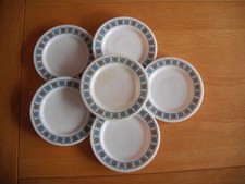 6 X Vintage JAJ Pyrex Chelsea