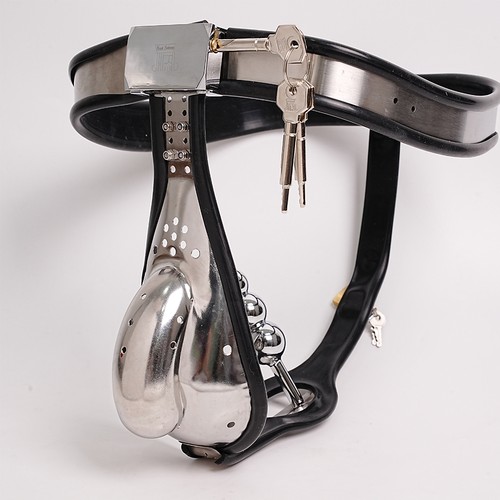 Male stainless steel chastity - male,