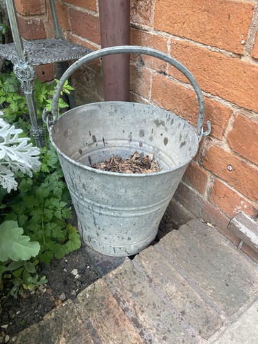 Vintage galvanised metal - galvanised,
