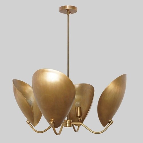 Light curved disk shades - 4,