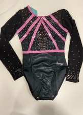 New Girls Gymnastic Darcy Leotard Size 34 ASM