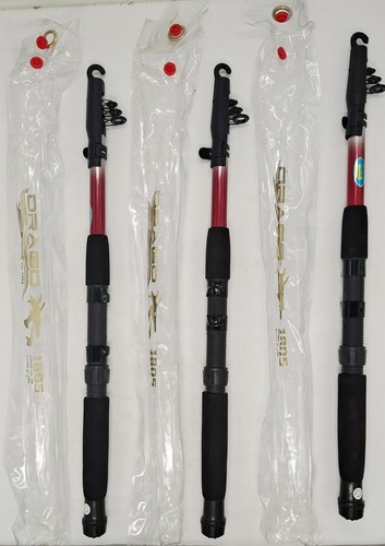 Telescopic travel fishing rod - telescopic,