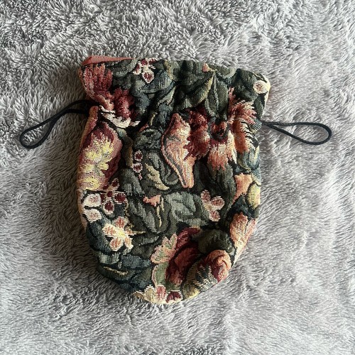 Vintage floral drawstring - vintage,