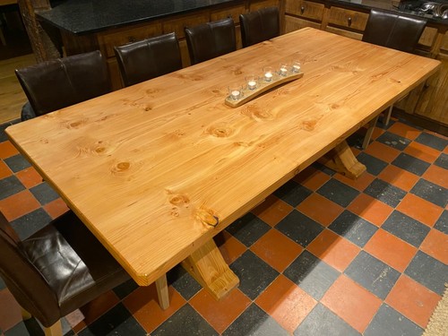 Large new pine - pine, dining