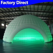 Portable LED Inflatable Igloo Dome Tent Marquee Canopy Shelter for Exhibition