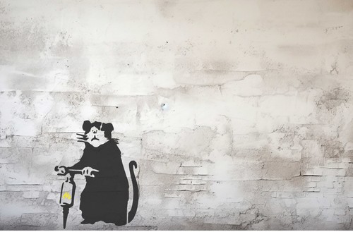 Reusable banksy drill rat - reusable,