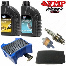 Yamaha PW80 PY80 Service Kit Engine + Gear Oil Spark Plug Fuel Air Box Filter 