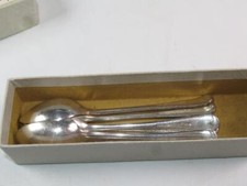 6 x VINTAGE Silver Plated Cavendish Tea Spoons George Butler Sheffield BOXED