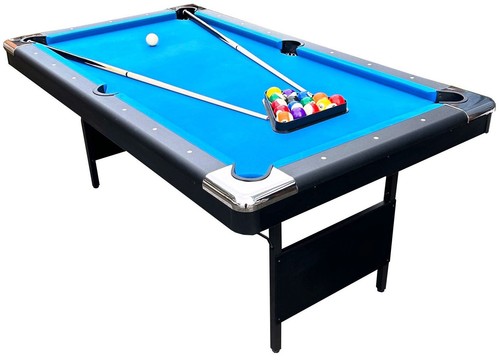 Homegames 6ft folding leg pool - folding,