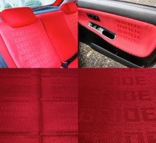 Bride Headliner Door Seat Fabric Material RED Skyline Civic RX7 S15 JDM IMPREZA