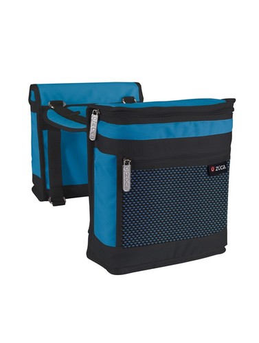 Zuca saddle bag set blue - saddle,