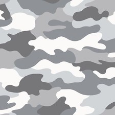 CAMOUFLAGE ARMY WALLPAPER AF0019 GREY KIDS BOYS GIRLS NURSERY BEDROOM