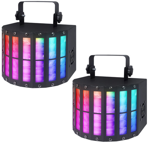 Pair cfx derby 9 - 9, dmx
