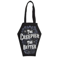 Coffin Shaped Tote Bag Gothic