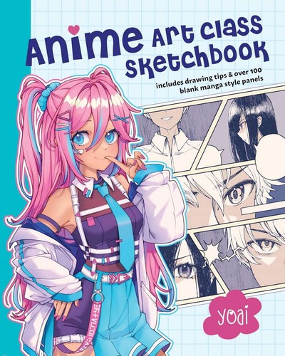 Anime art class sketchbook - art,