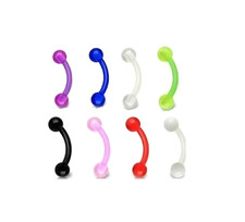 Glow In Dark Tongue Bar Belly