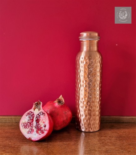 Solid pure copper - , bottle