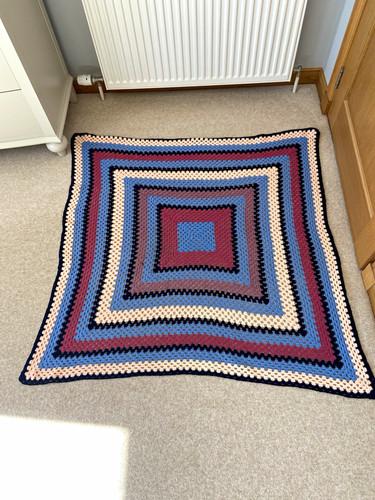 Handmade crochet granny - handmade, square