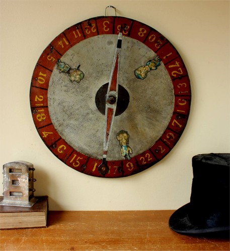 Antique fairground gambling - antique,