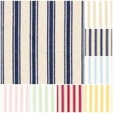 100% Cotton Poplin Craft Fabric by the metre 3mm  ticking stripe Fat Quarter