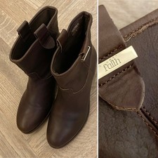 Faith Brown 100% Leather Low