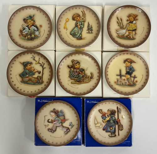 Vintage hummel mini plates - 8,