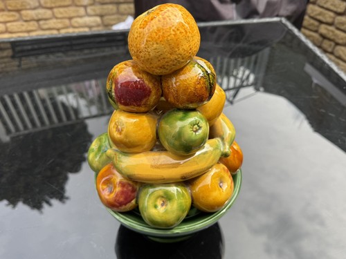 Vintage majolica style fruit - fruit, &
